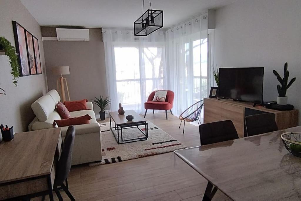 Les Geraniums, Bel Appartement Renove, Proche Plage Et Commerces 라센느쉬르메르 외부 사진