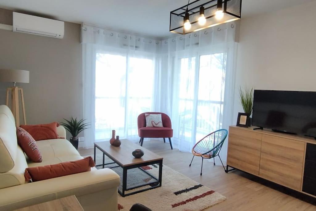 Les Geraniums, Bel Appartement Renove, Proche Plage Et Commerces 라센느쉬르메르 외부 사진